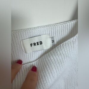 Crop top blanc Fred medium